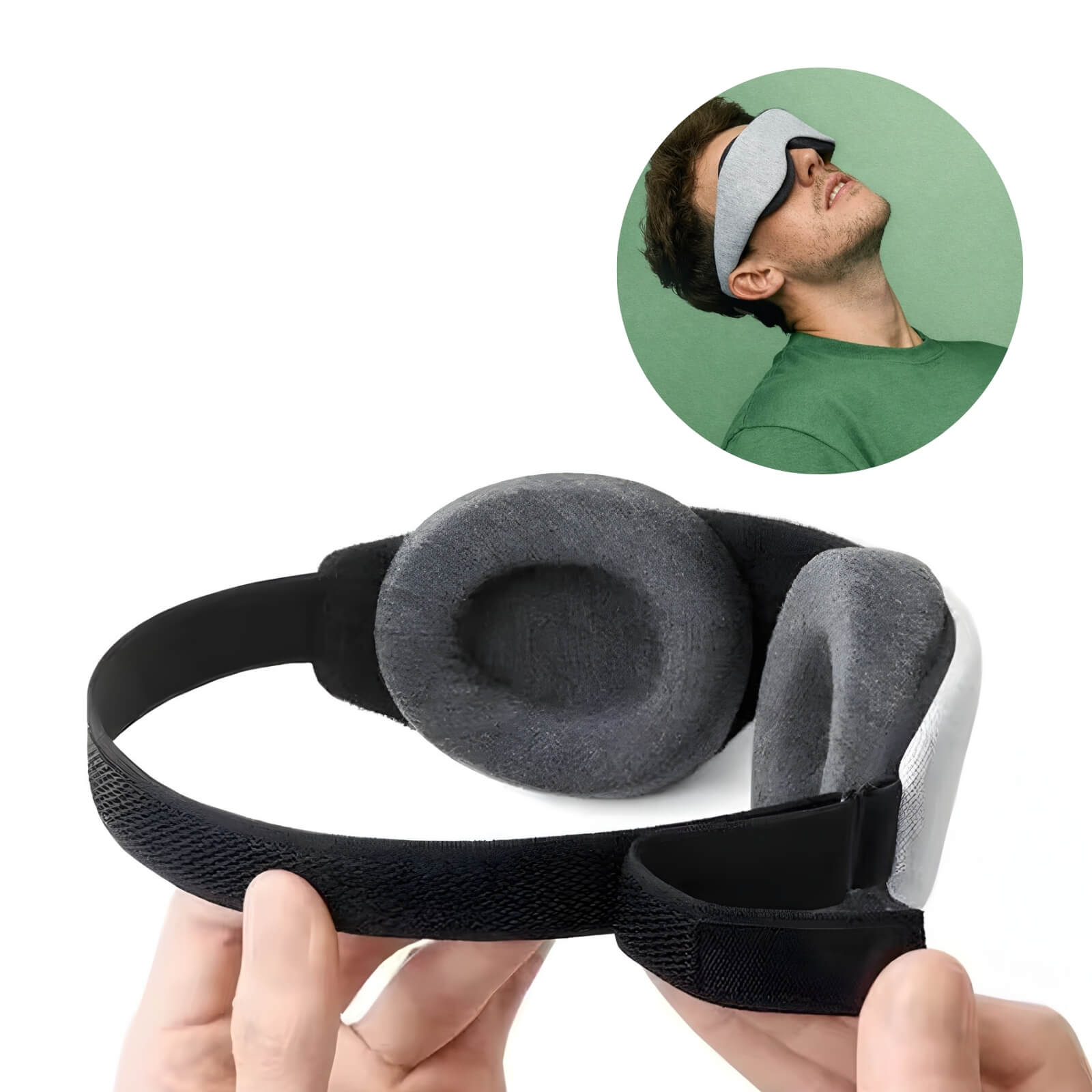 Masque de Nuit 3D à Mémoire de Forme